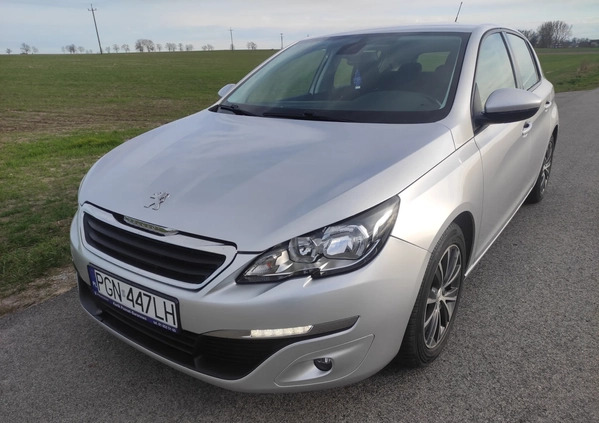 Peugeot 308 cena 29900 przebieg: 139000, rok produkcji 2013 z Kłecko małe 352